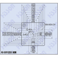 Máquina de moldeo por inyección de servo motor 1250t Hi-Sv1250